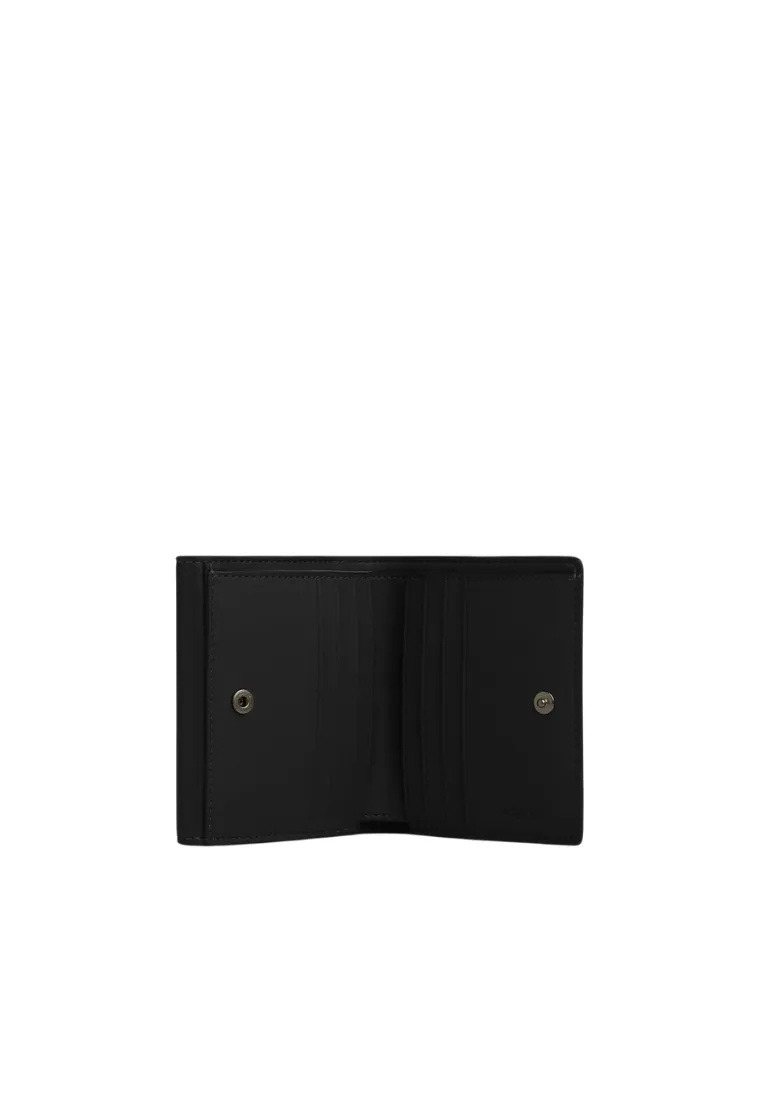 ( AS IS ) Coach Eliza Wallet Small In Black CT985