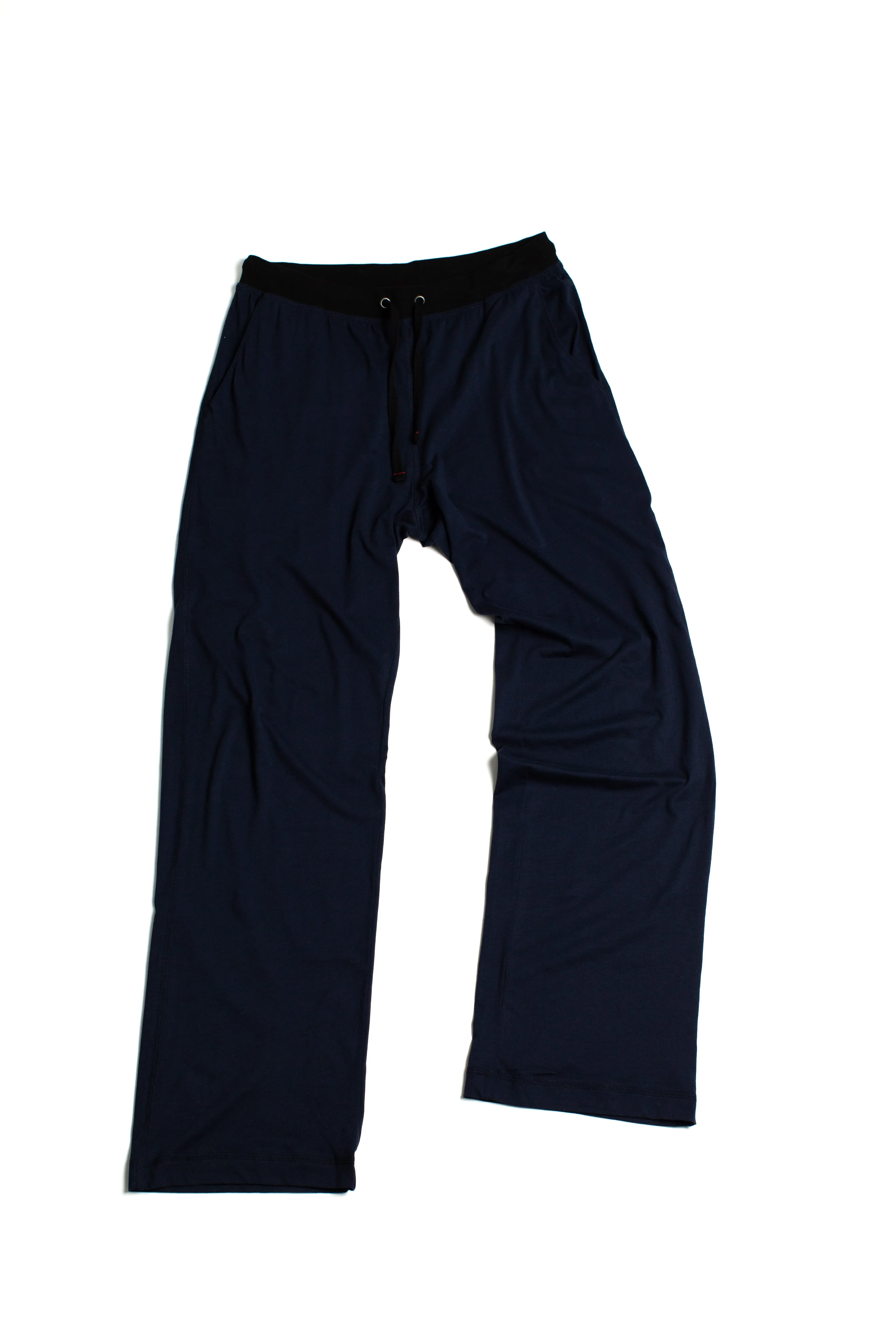 100% Peruvian Pima Cotton Contrast Waist Replenishment Midnight Pant