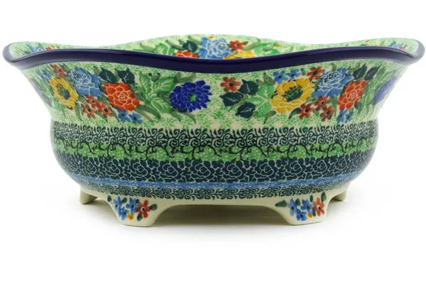 10" Scalloped Bowl - Splendid Meadow