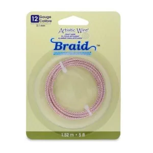 12 Gauge Rose Gold Artistic Wire Braid