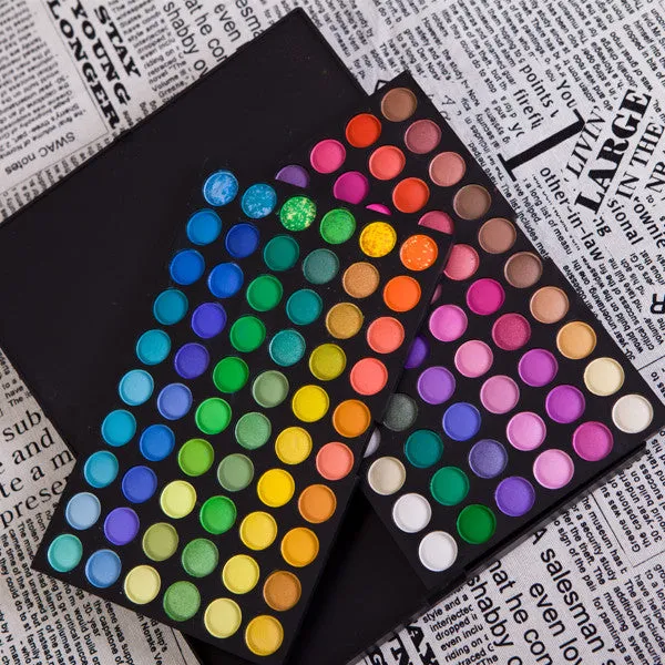 120 Colors Professional Dazzling Matte&Shimmer 3in1 Eyeshadow Makeup Cosmetic Palette