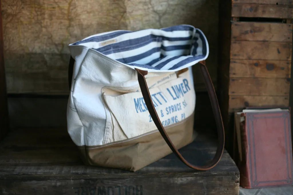 1950's era Canvas & Work Apron Carryall - SOLD