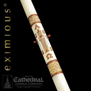 2-3/8" x 52" Luke 24 Eximious Paschal Candle