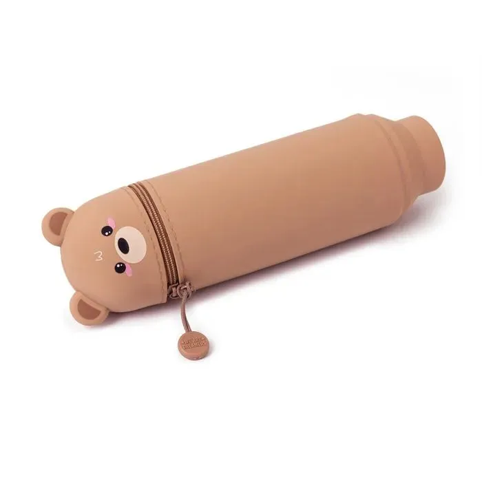 2 in 1 Silicone Pencil Case