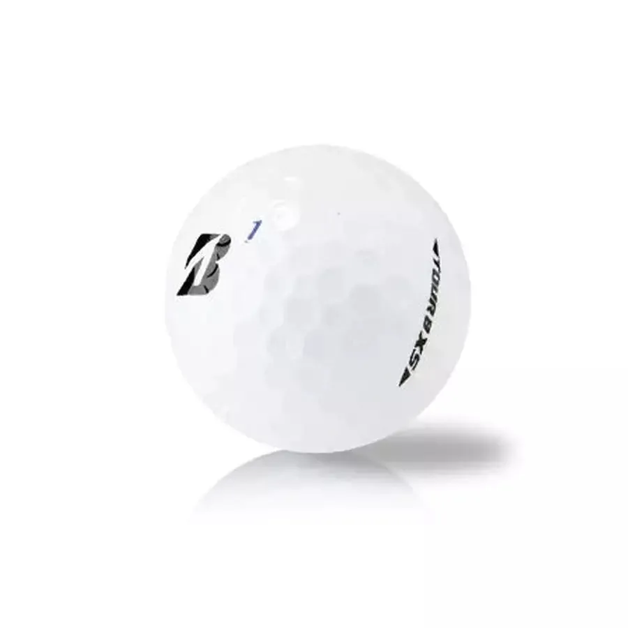 36 Bridgestone Tour B XS White Golf Balls - Recycled 5A/4A