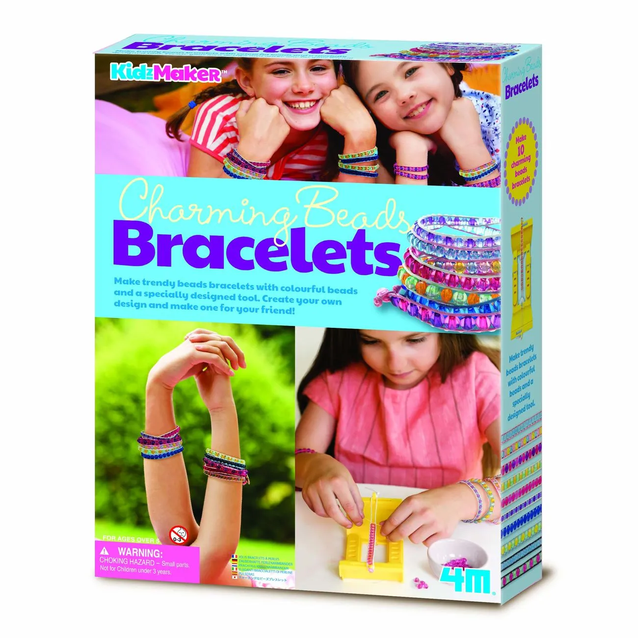 4M Kidz Maker Charming Beads Bracelets