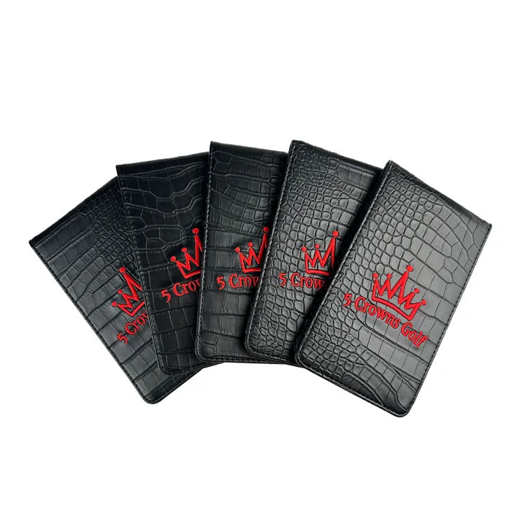 50 x Custom Golf Yardage Book Covers / Scorecard Holders