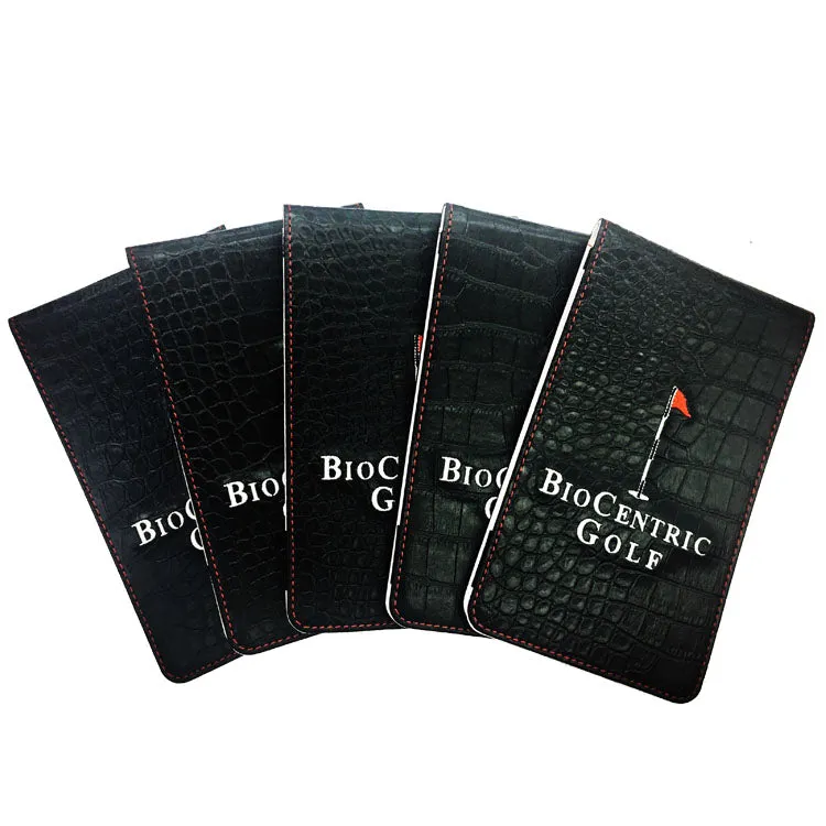 50 x Custom Golf Yardage Book Covers / Scorecard Holders