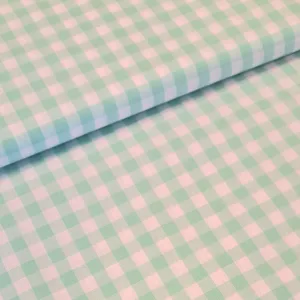 9mm Cotton Gingham - Mint