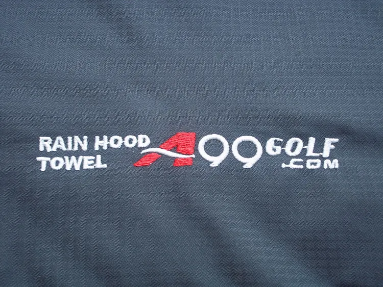 A99 Golf Rain Hood Towel Waterproof Golf Bag Cover with Free Carabiner Clip w/Microfiber Towel 17 3/4" x 19 1/4"