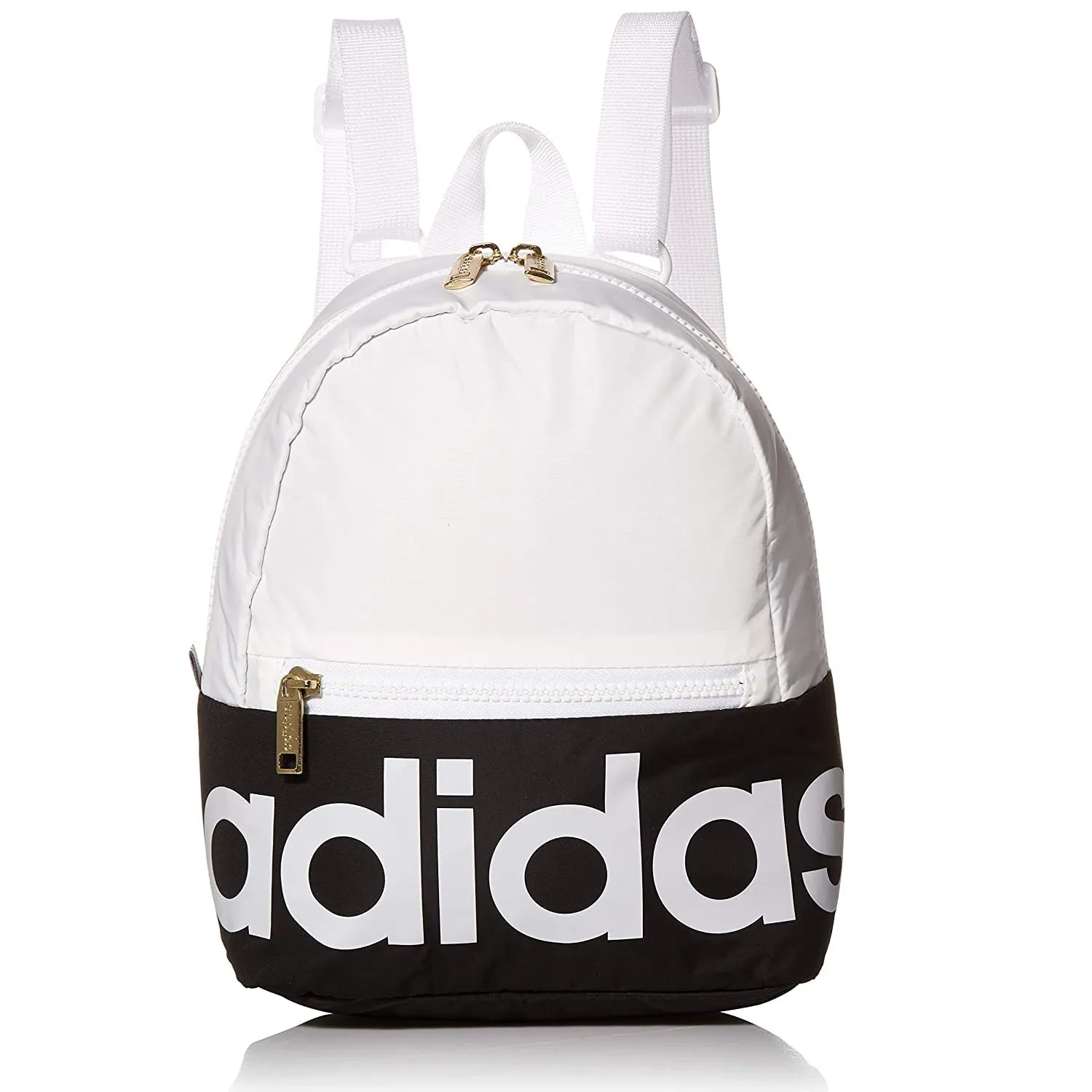 Adidas Linear Mini Backpack | White/ Black/ Gold