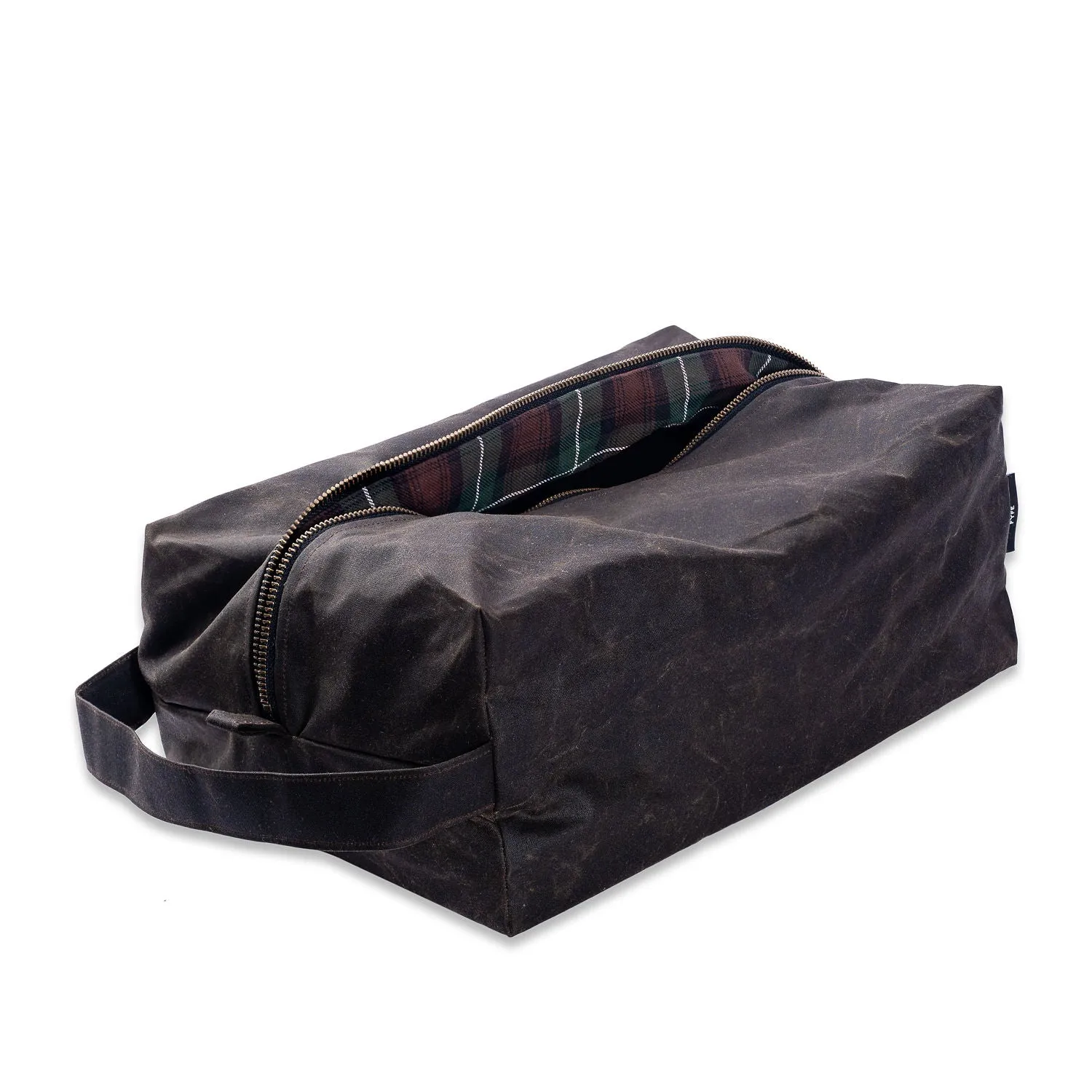 Adventurer Olive Waxed Canvas Shoe Bag