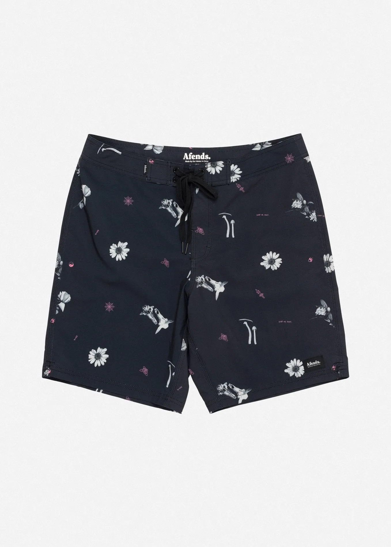 Afends Mens After Eden - Fixed Waist Boardshort