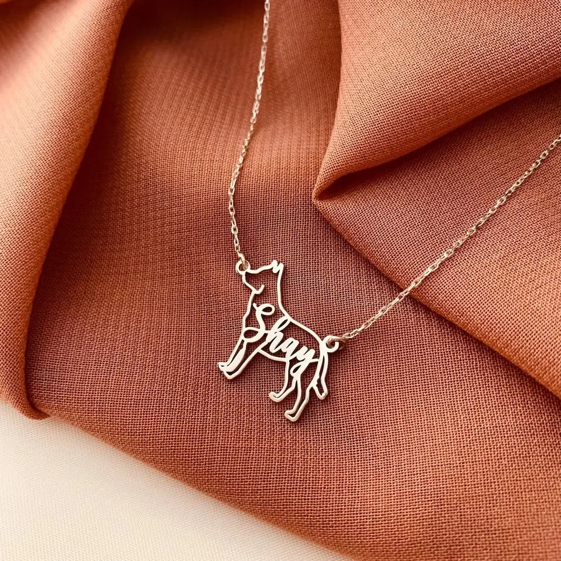 Artistic Dog necklaces