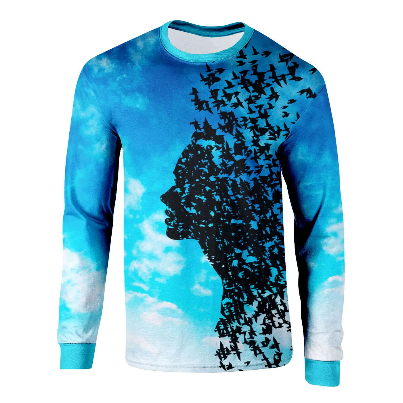 Artistic Soaring Long Sleeve Shirt