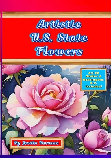 Artistic U.S. State Flowers