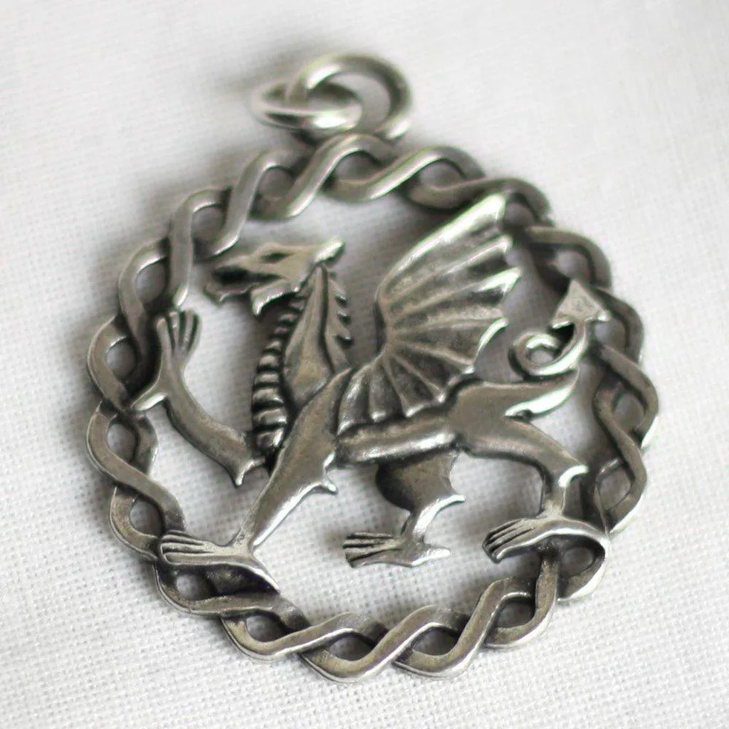 Asgard Welsh Dragon Celtic Pendant