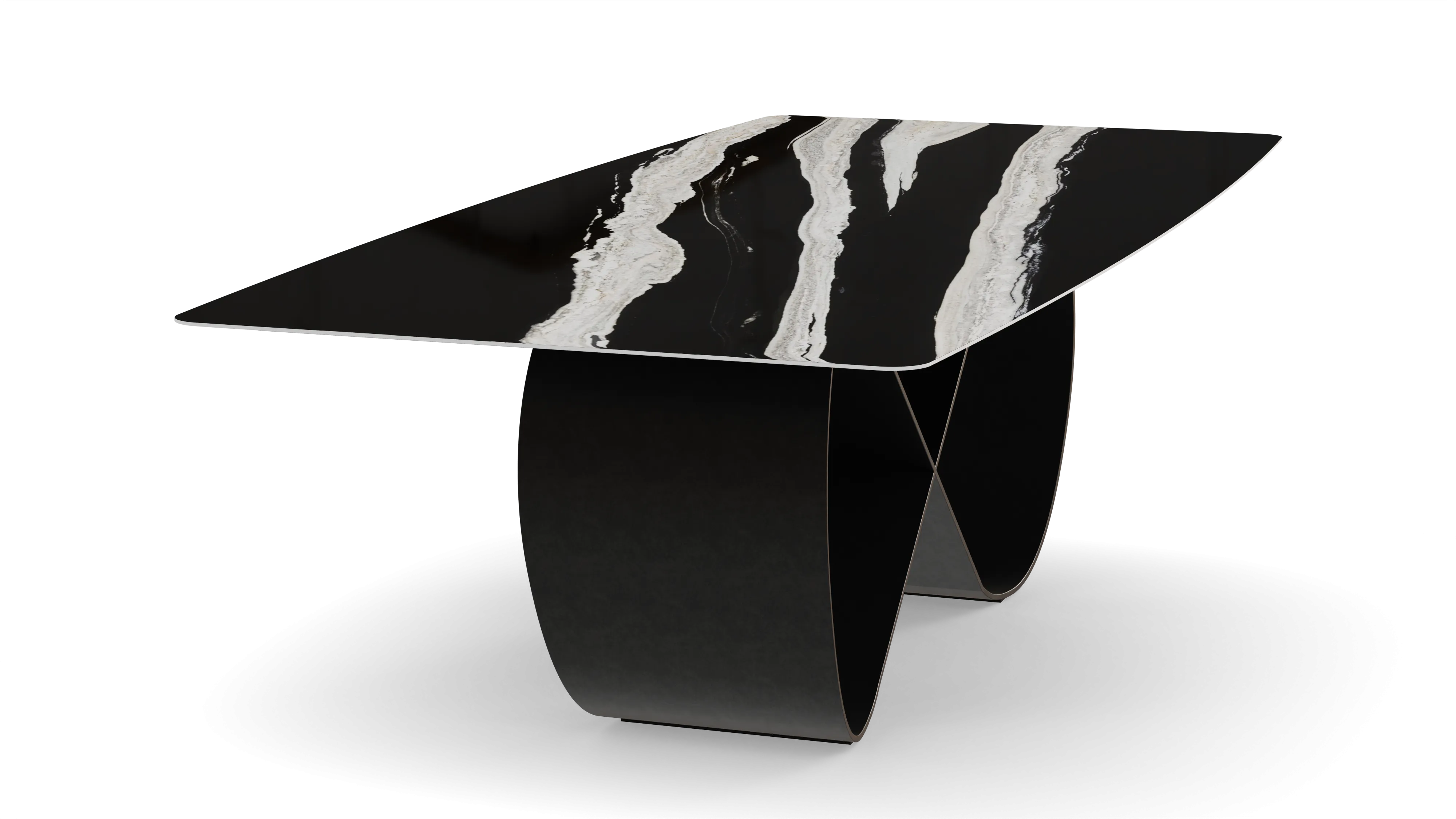 Astor Dining Table Black Infinity Base