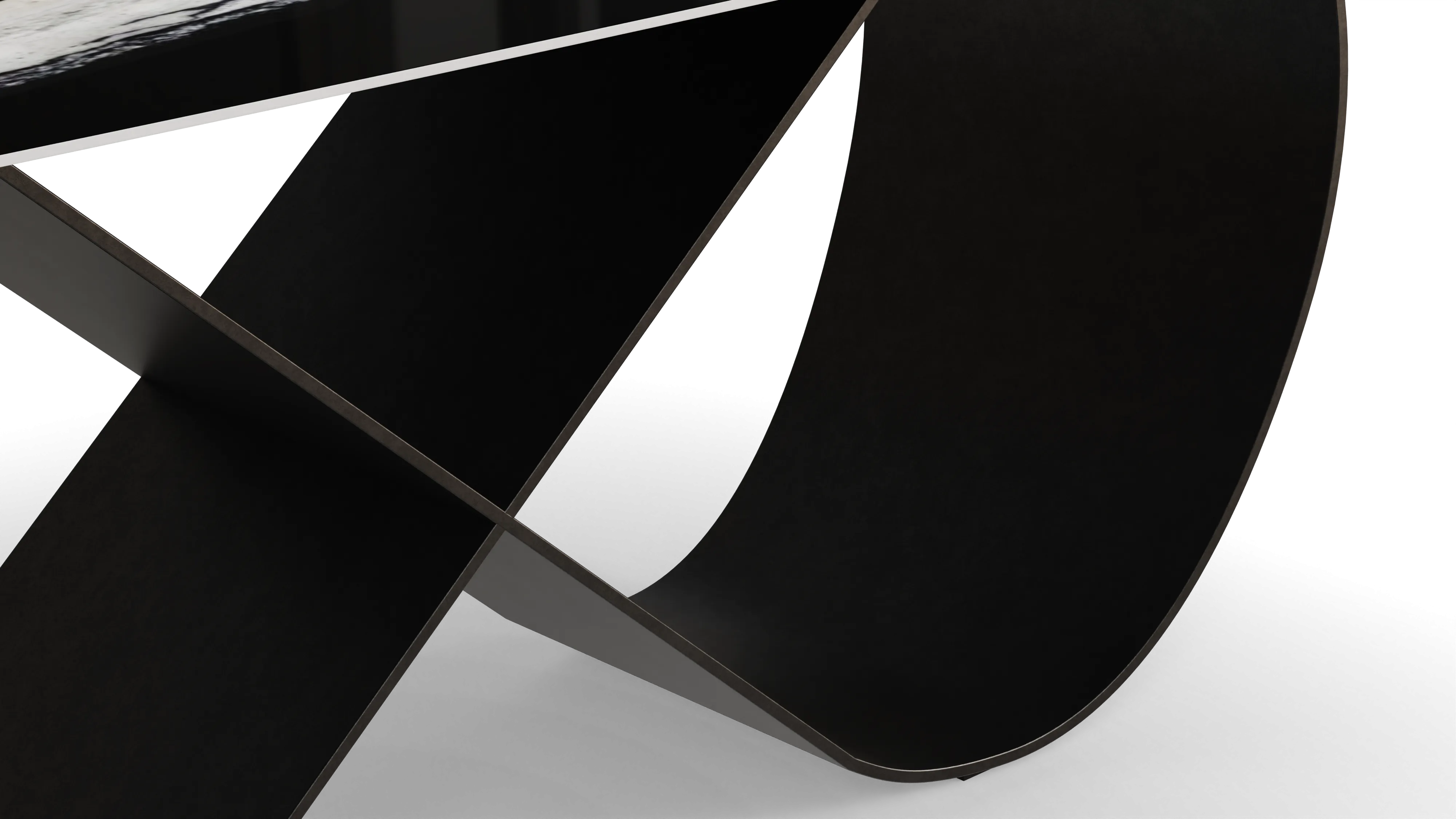 Astor Dining Table Black Infinity Base