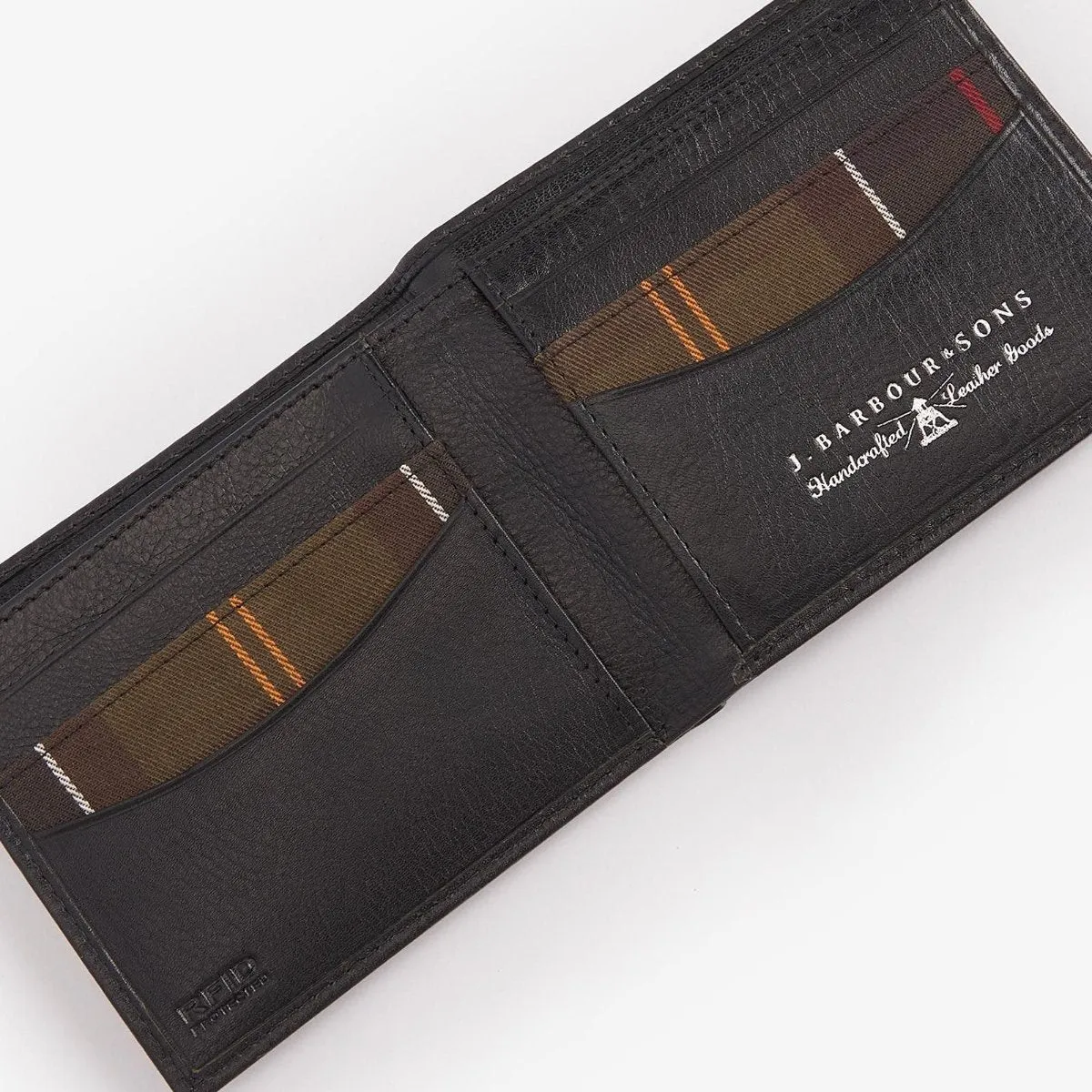 Barbour Colwell Leather Wallet in Black