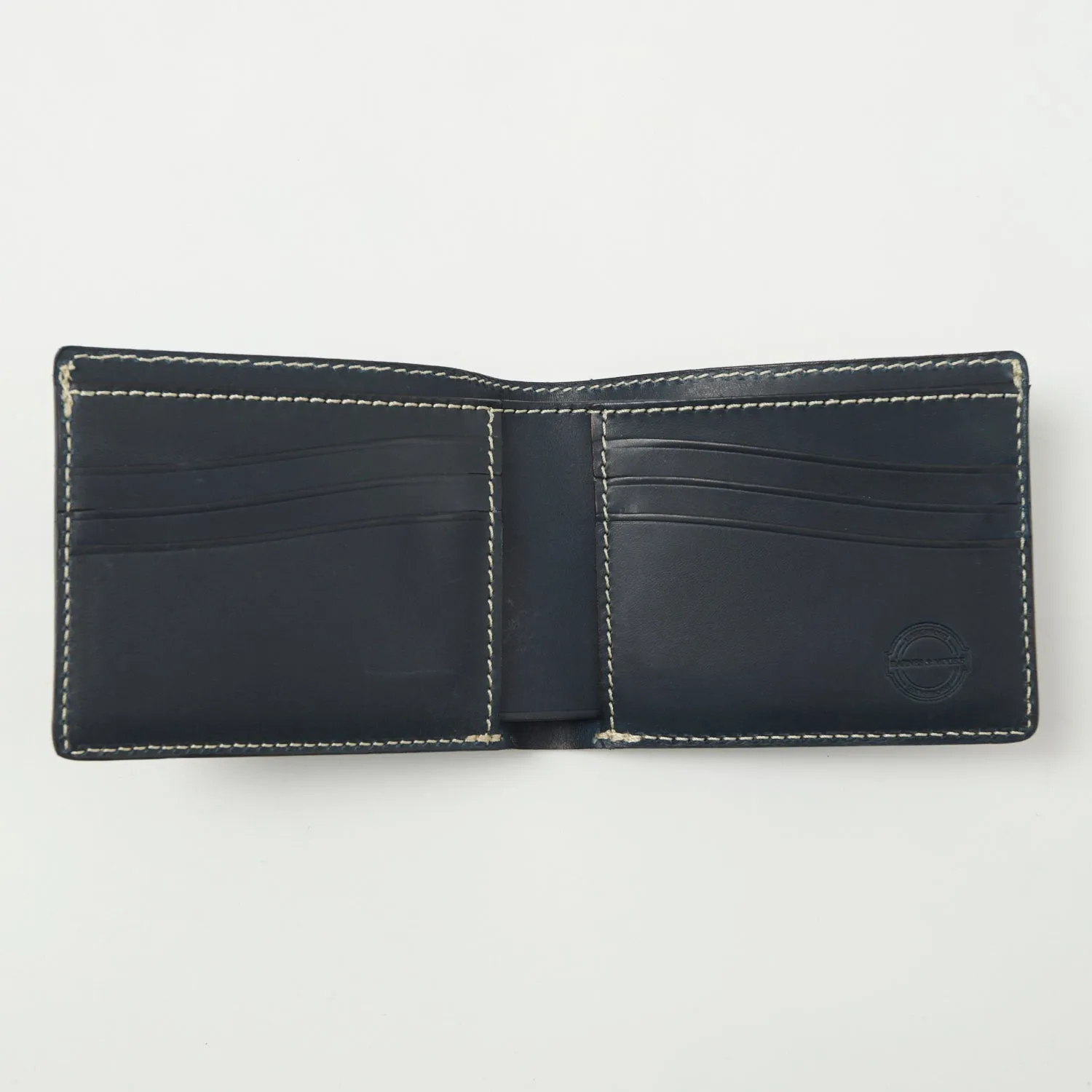 Barnes & Moore Longshore Folding Wallet - Indigo