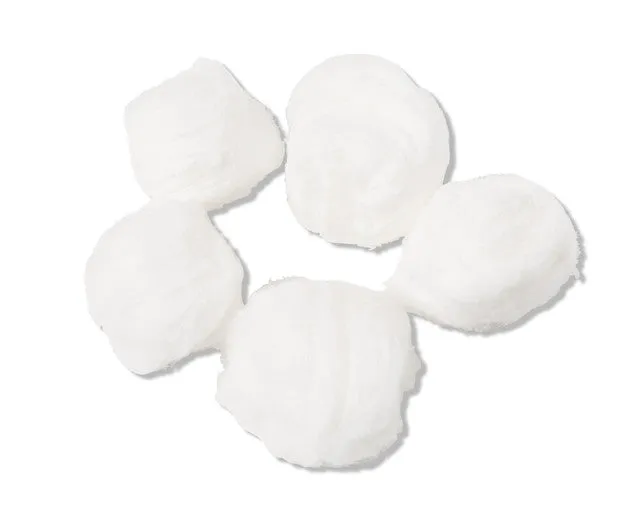 BIOSEAL COTTON BALLS. COTTON BALL, LARGE, 1/PK, 100 PK/CS. , CASE