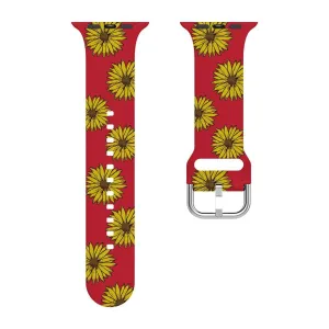 Black Eyed Susan (Red) / Apple Watch Band