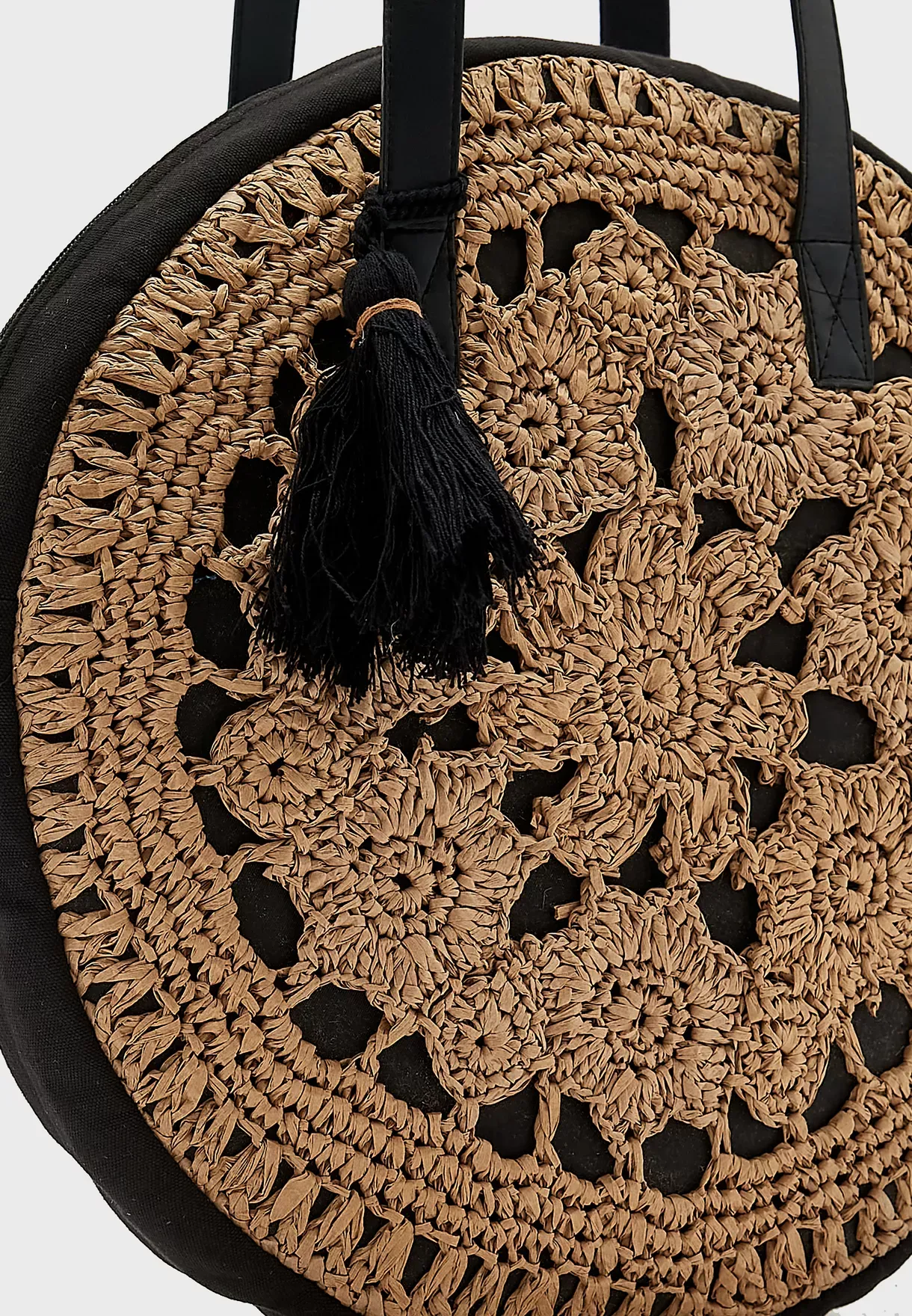 Black Seagrass evening bag