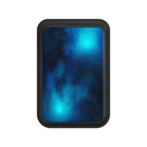 Blue King Star | Leather Wallet with MagSafe