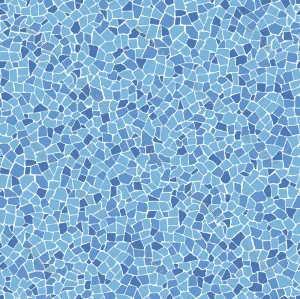 Blue Mosaic Pattern