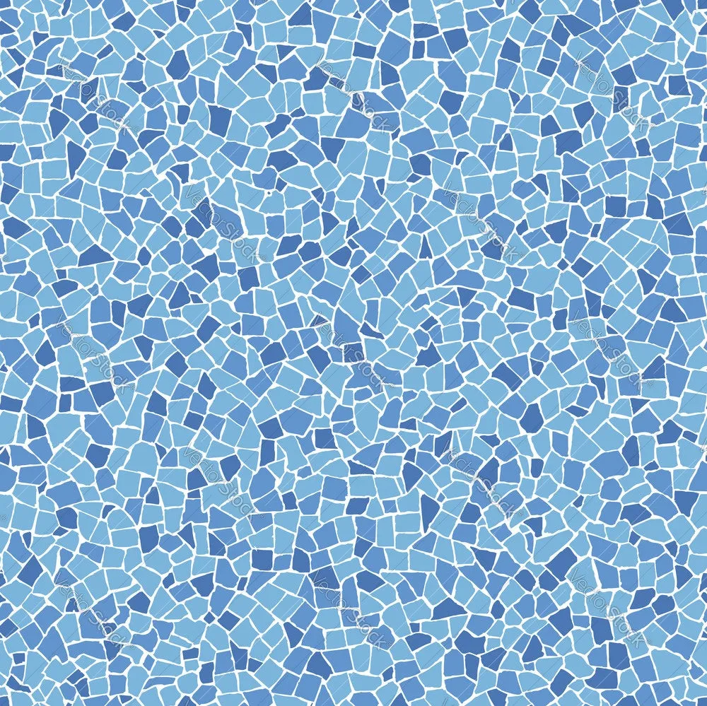 Blue Mosaic Pattern