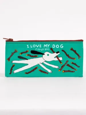 Blue Q I Love My Dog Pencil Case