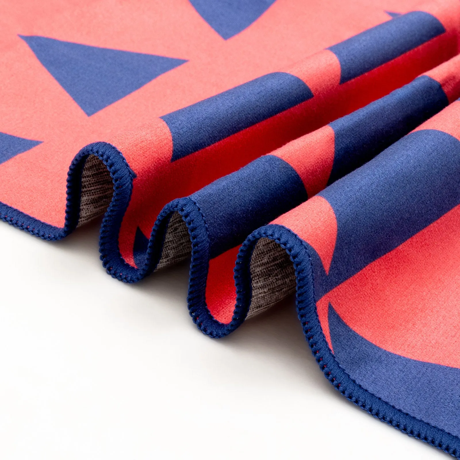 Blue/Red Gym Towel & Pouch