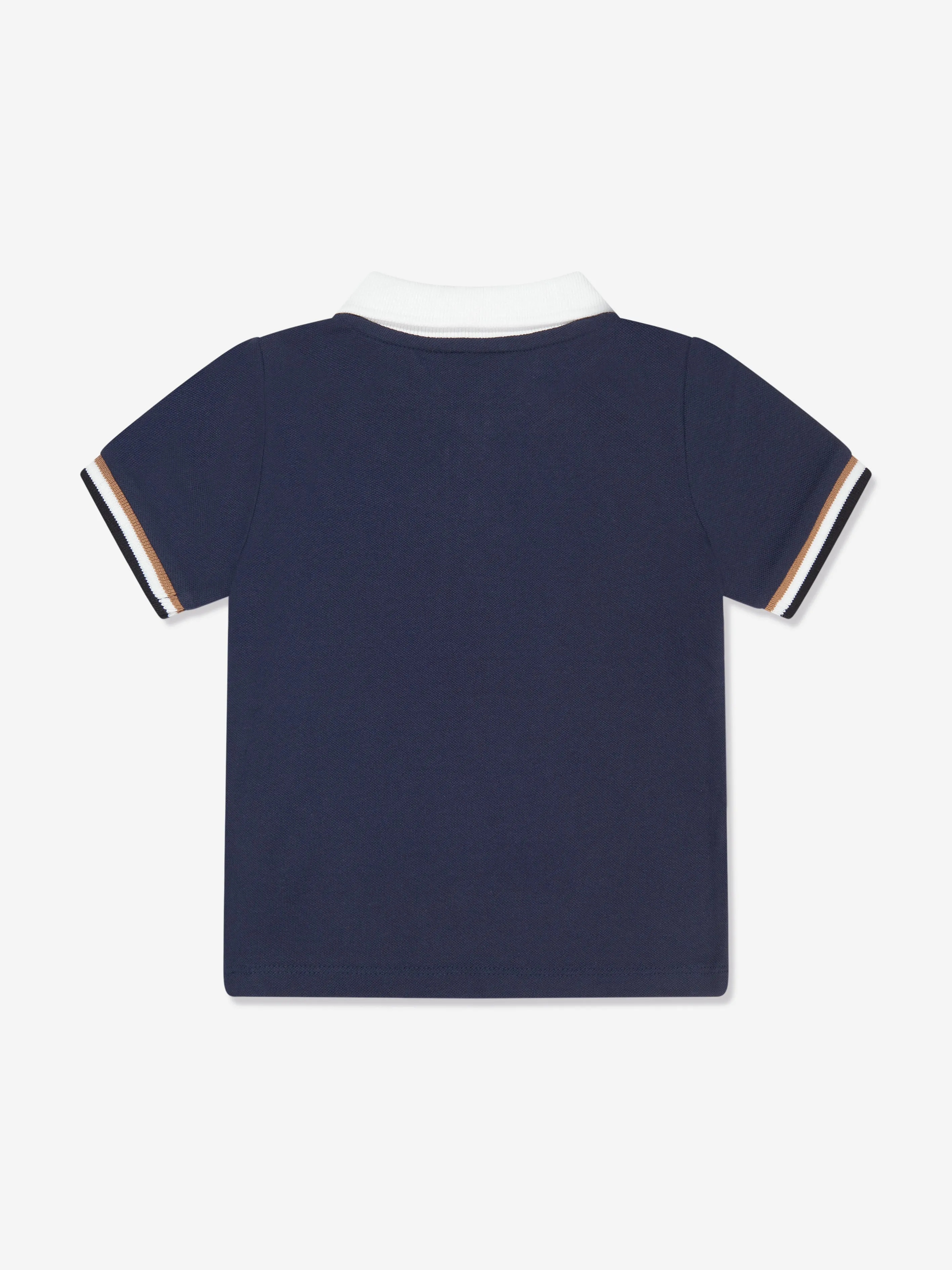 BOSS Baby Boys Logo Polo Shirt In Navy