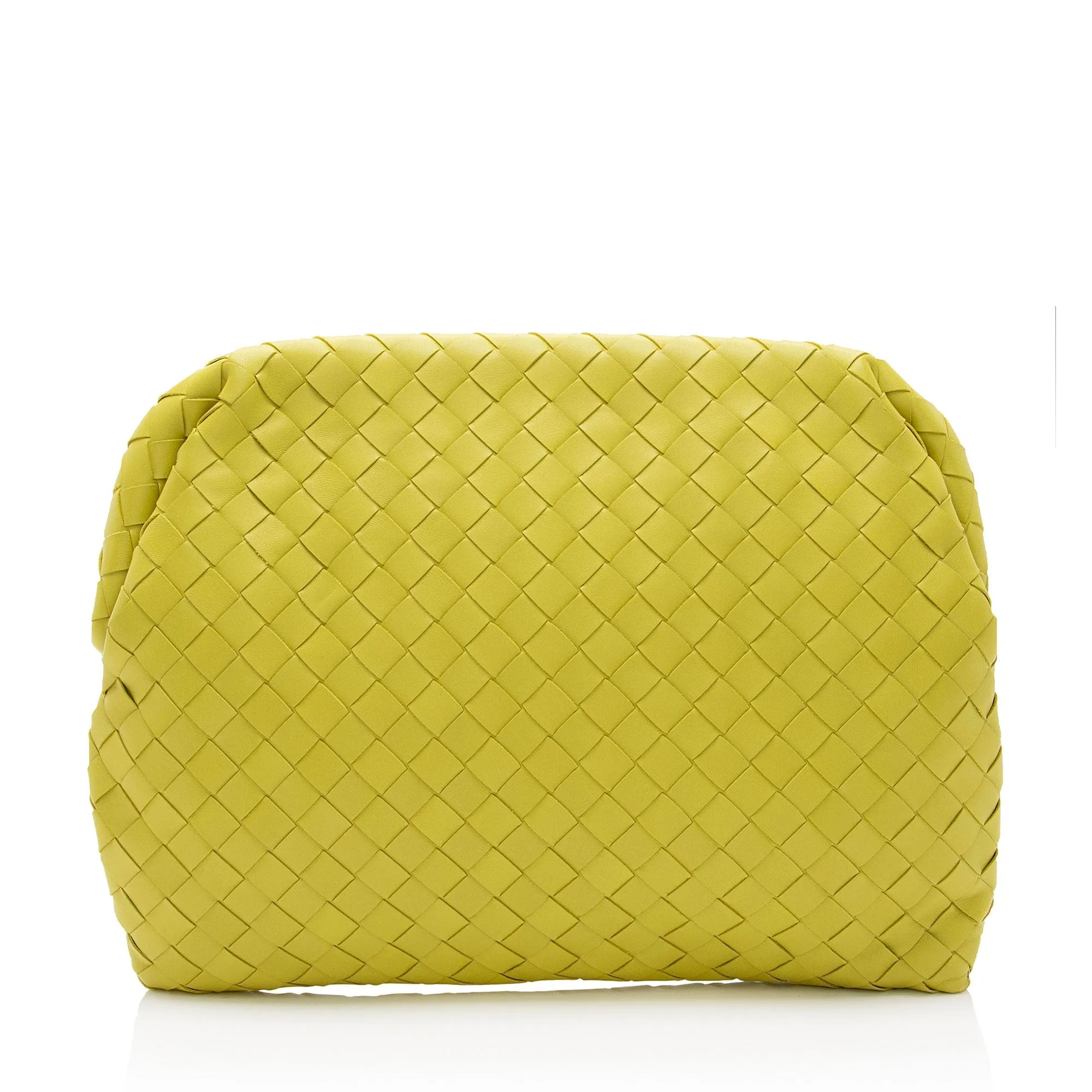 Bottega Veneta Intrecciato Nappa Clasp Document Case