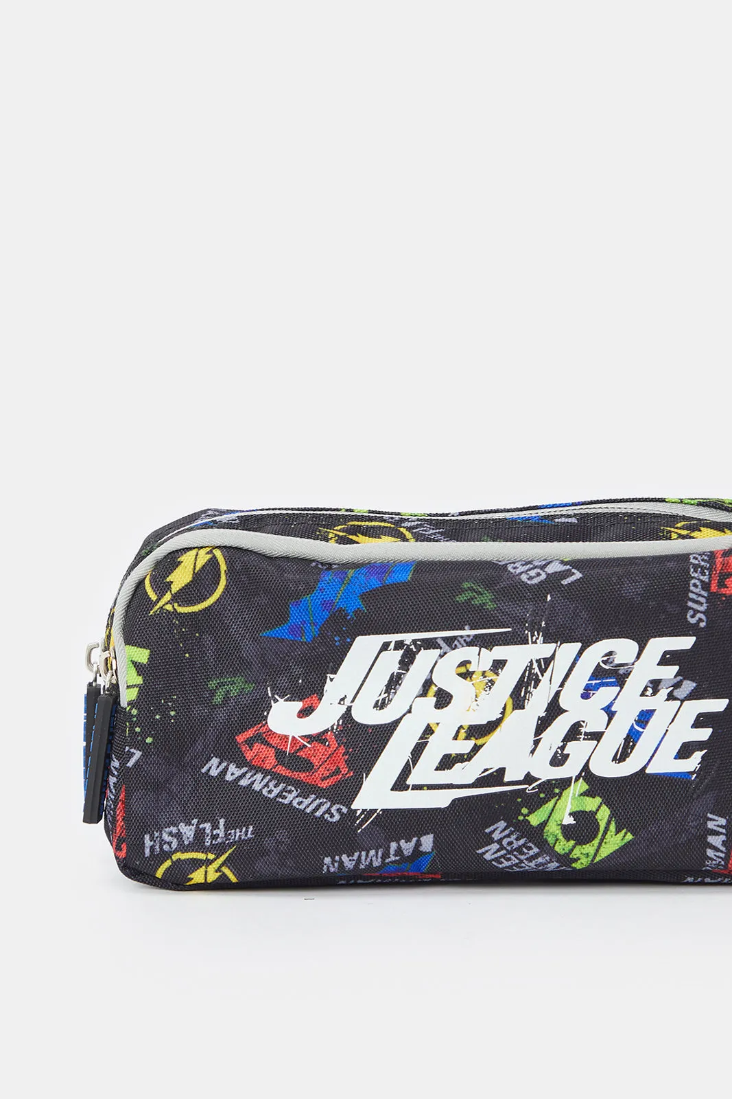 Boys Black Justice League Pencil Case