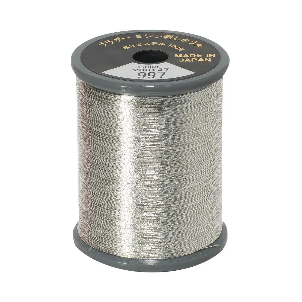 Brother Embroidery Thread 997 Silver