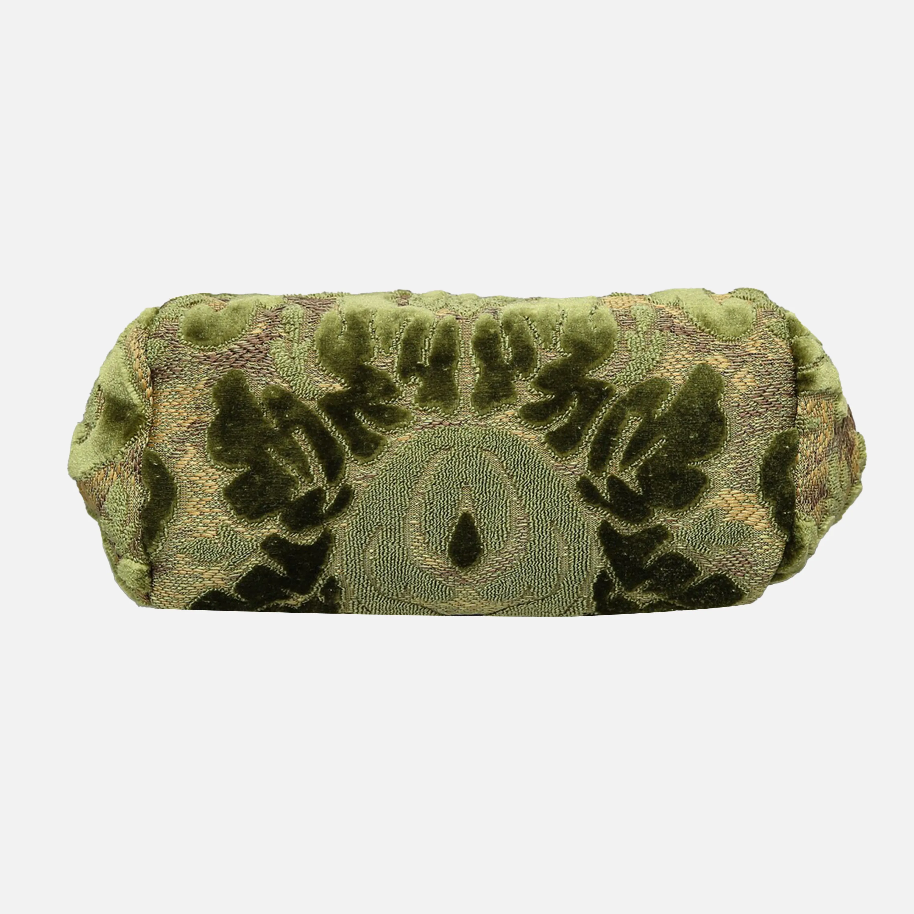 Burnout Velvet Fern Green Evening Bag Clutch