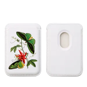 Butterfly Tales MagSafe Wallet- White