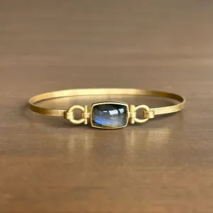 Cabochon Labradorite Rectangle Bracelet