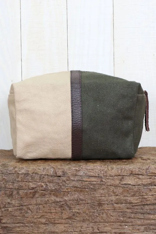 Canvas Origami Makeup Bag