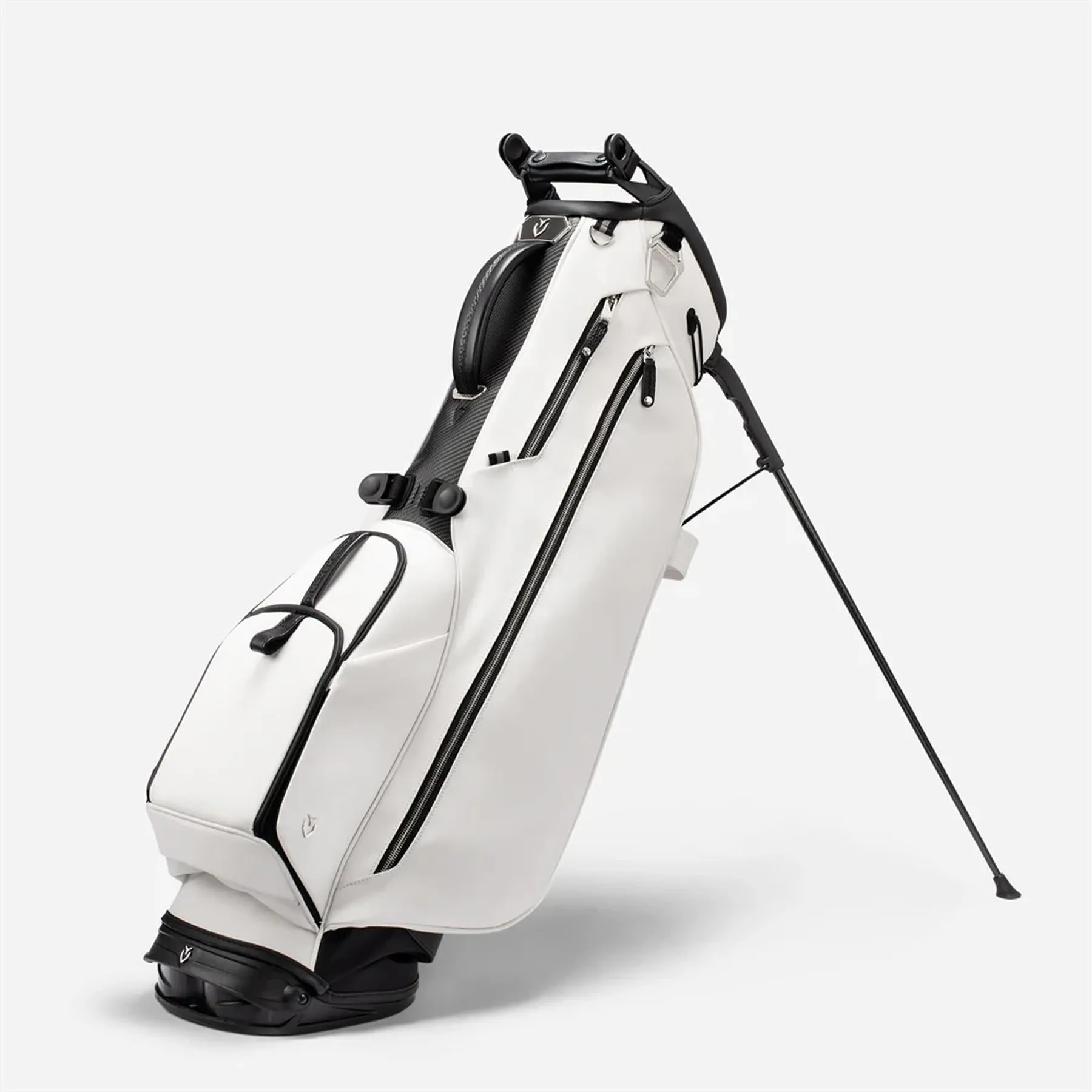 Carbon Lux Stand Bag Pebbled White - 2024