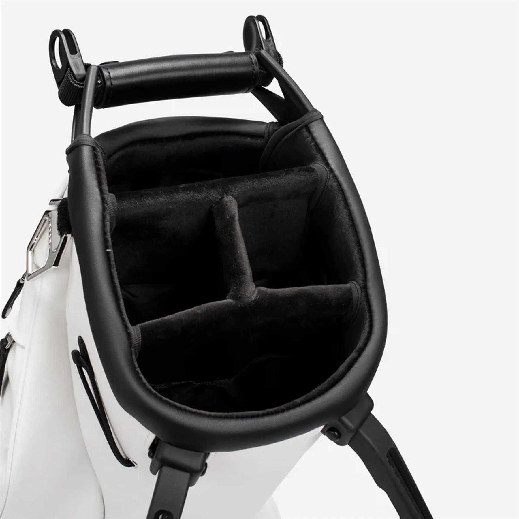 Carbon Lux Stand Bag Pebbled White - 2024