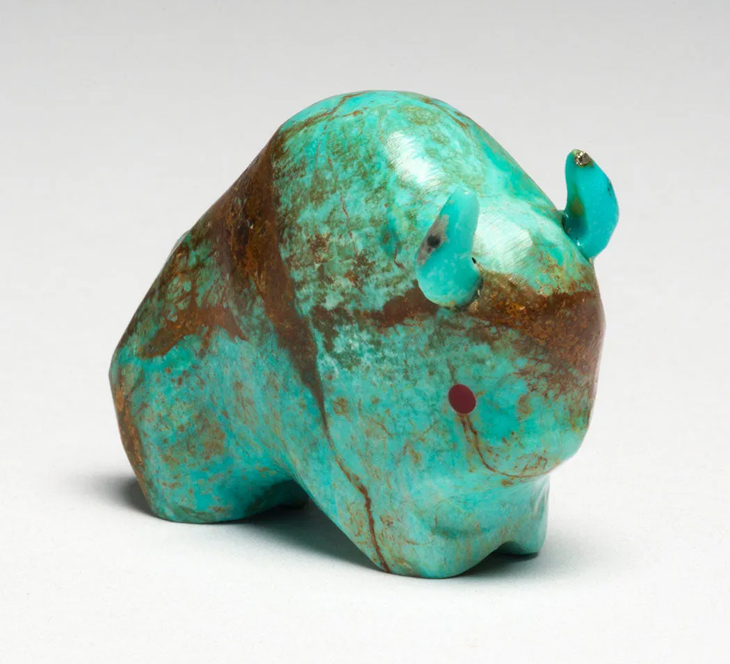 Charming Chrysocolla Bison