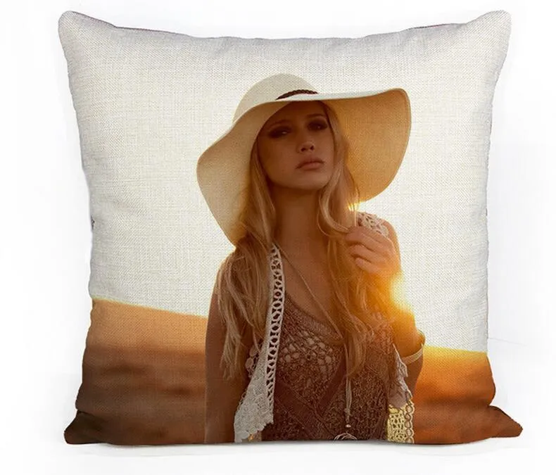 Charming Fashionable Girls Pillow Case