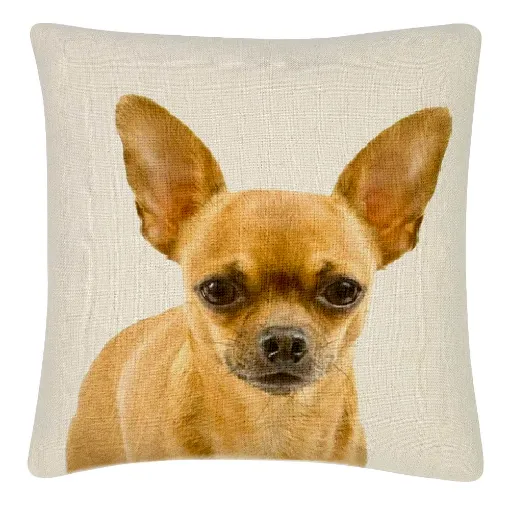 Charming Fawn Chihuahua Throw Cushion