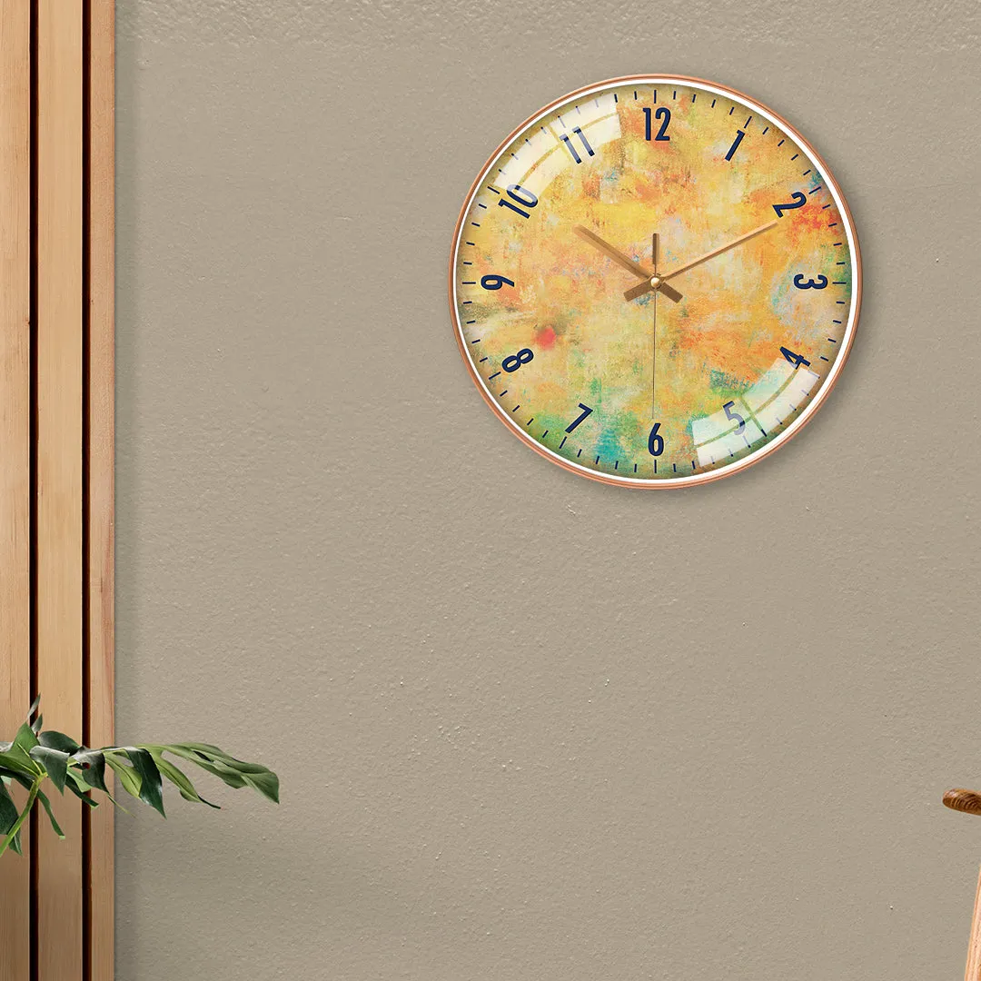 Charming gradient wall clock