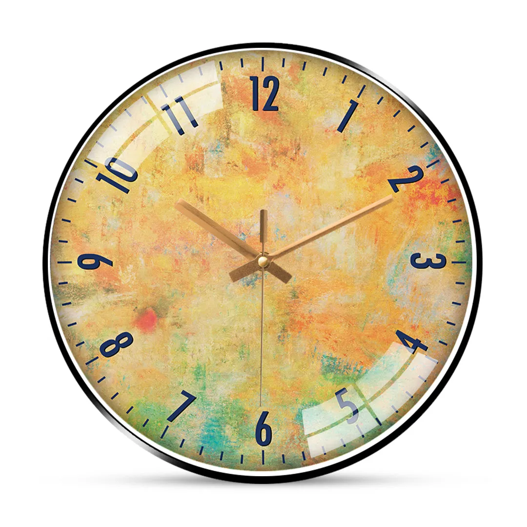 Charming gradient wall clock