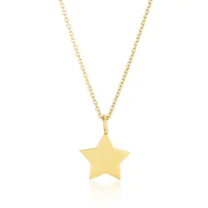 CHARMING-LENA SOLID STAR PENDANT