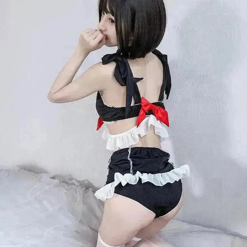 Charming lingerie cute maid suit